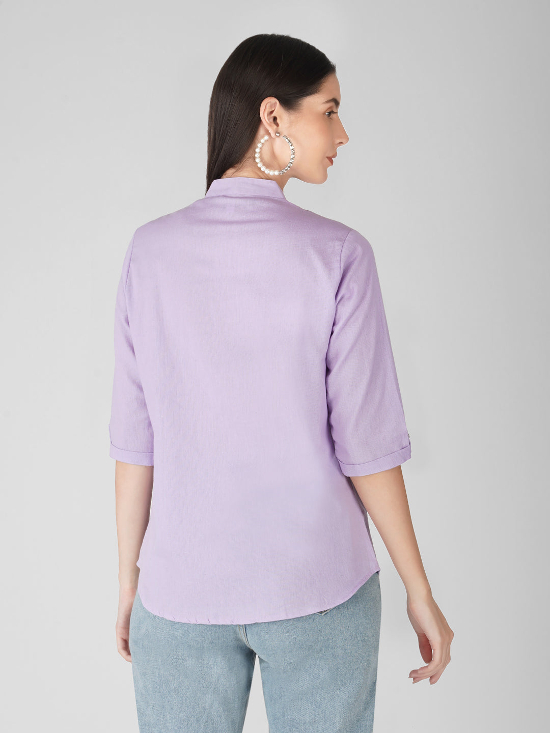 Vastraa Fusion Cotton Flex Solid Top for Girls/Women's