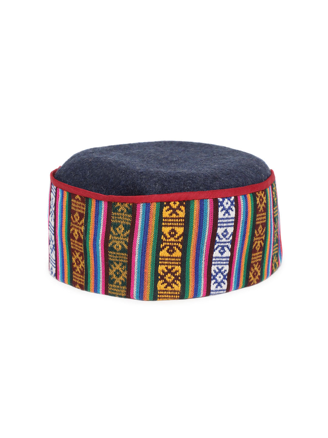 Vastraa Fusion Unisex Woolen Kullu Himachali Cap