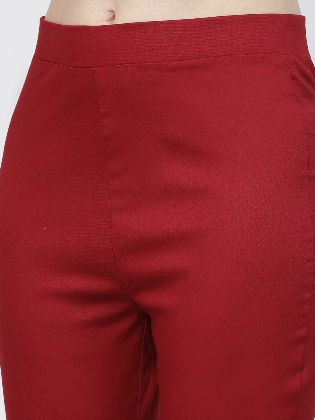 Vastraa Fusion Glamarours Cotton Stretchable Casual Cigarette Lycra Pants for Ladies/Women