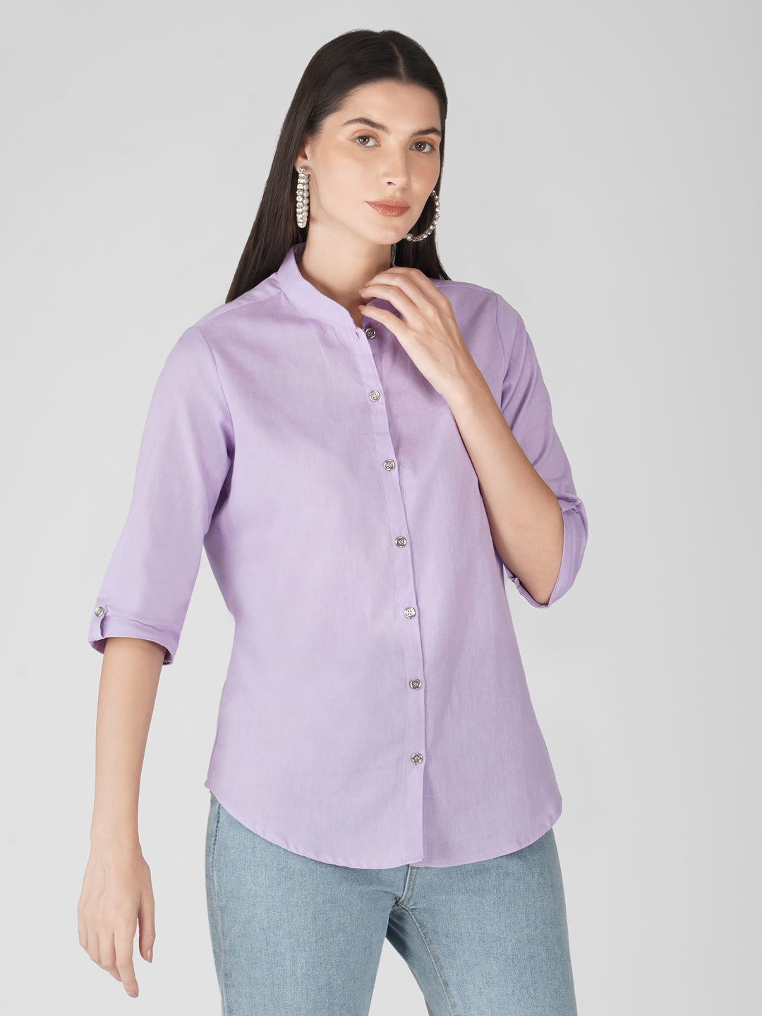 Vastraa Fusion Cotton Flex Solid Top for Girls/Women's