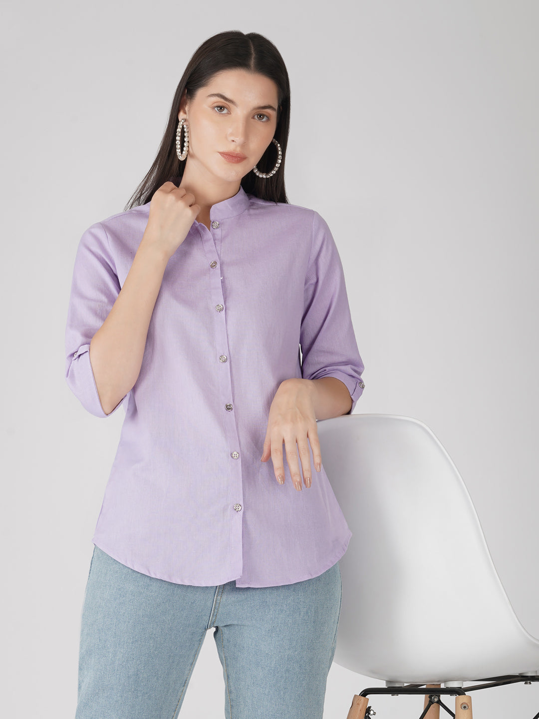 Vastraa Fusion Cotton Flex Solid Top for Girls/Women's