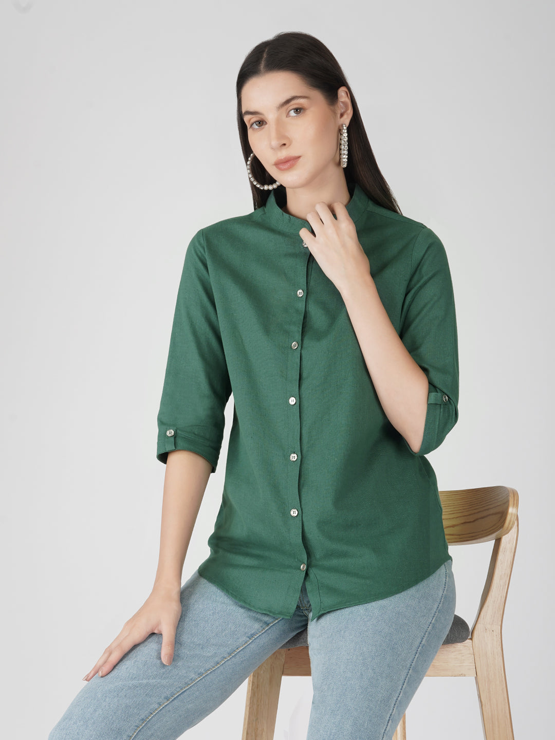 Vastraa Fusion Cotton Flex Solid Top for Girls/Women's