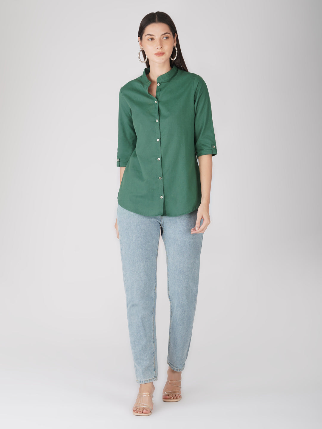 Vastraa Fusion Cotton Flex Solid Top for Girls/Women's