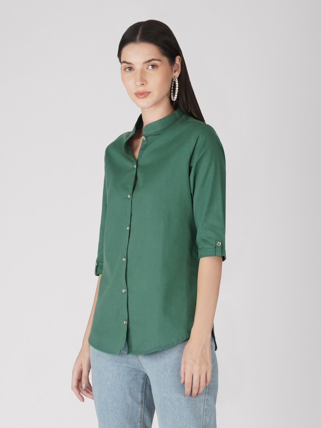 Vastraa Fusion Cotton Flex Solid Top for Girls/Women's