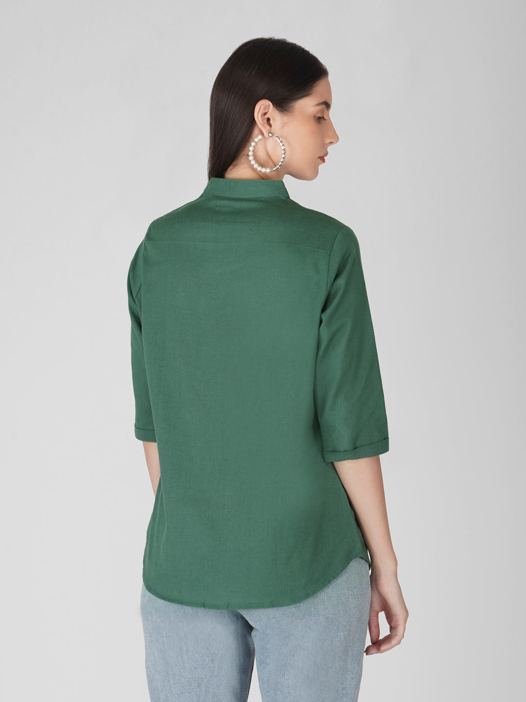 Vastraa Fusion Cotton Flex Solid Top for Girls/Women's
