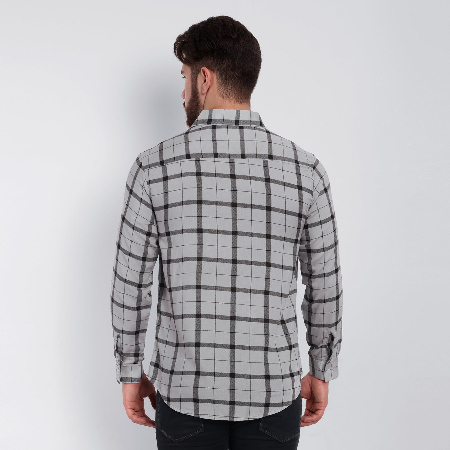 Vastraa Fusion Men's Rayon Checkered Shirt