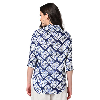 Vastraa Fusion Women's Rayon Festival and Regular Wear Printed Tops