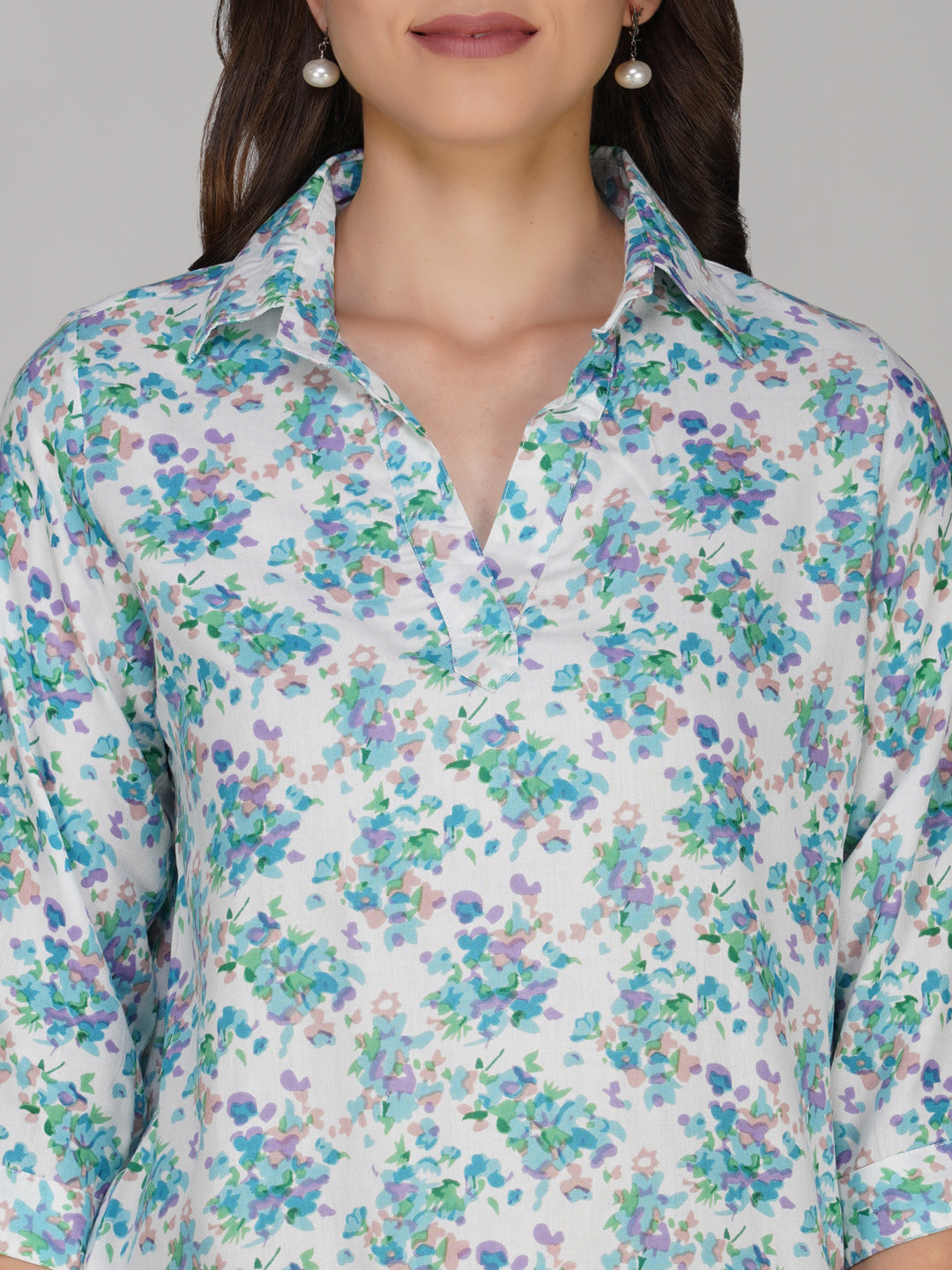 Vastraa Fusion Women's Rayon Festival and Regular Wear Printed Tops