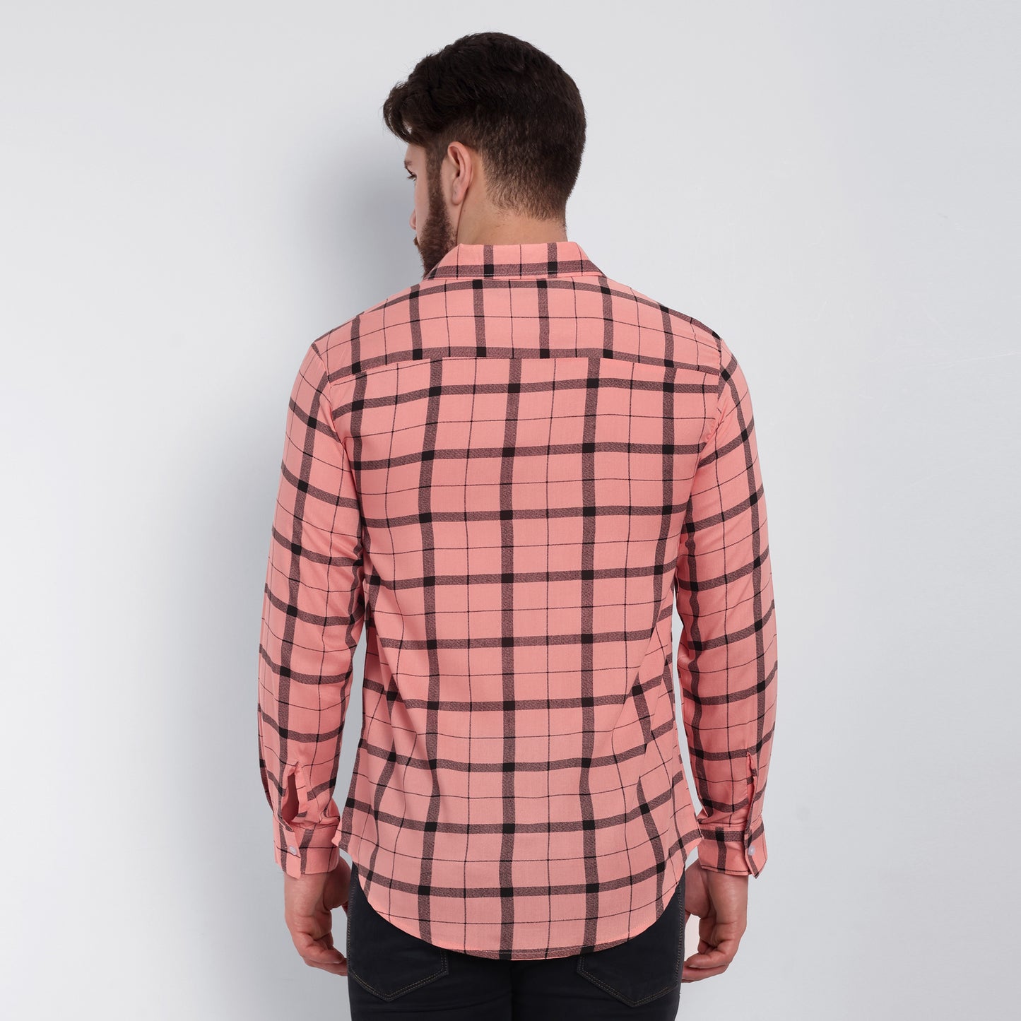 Vastraa Fusion Men's Rayon Checkered Shirt