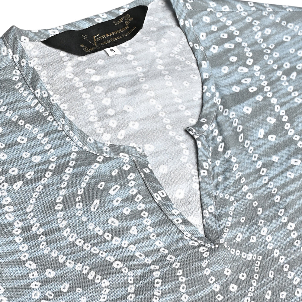 Vastraa Fusion Women's Rayon Festival and Regular Wear Bandhani Kurtis