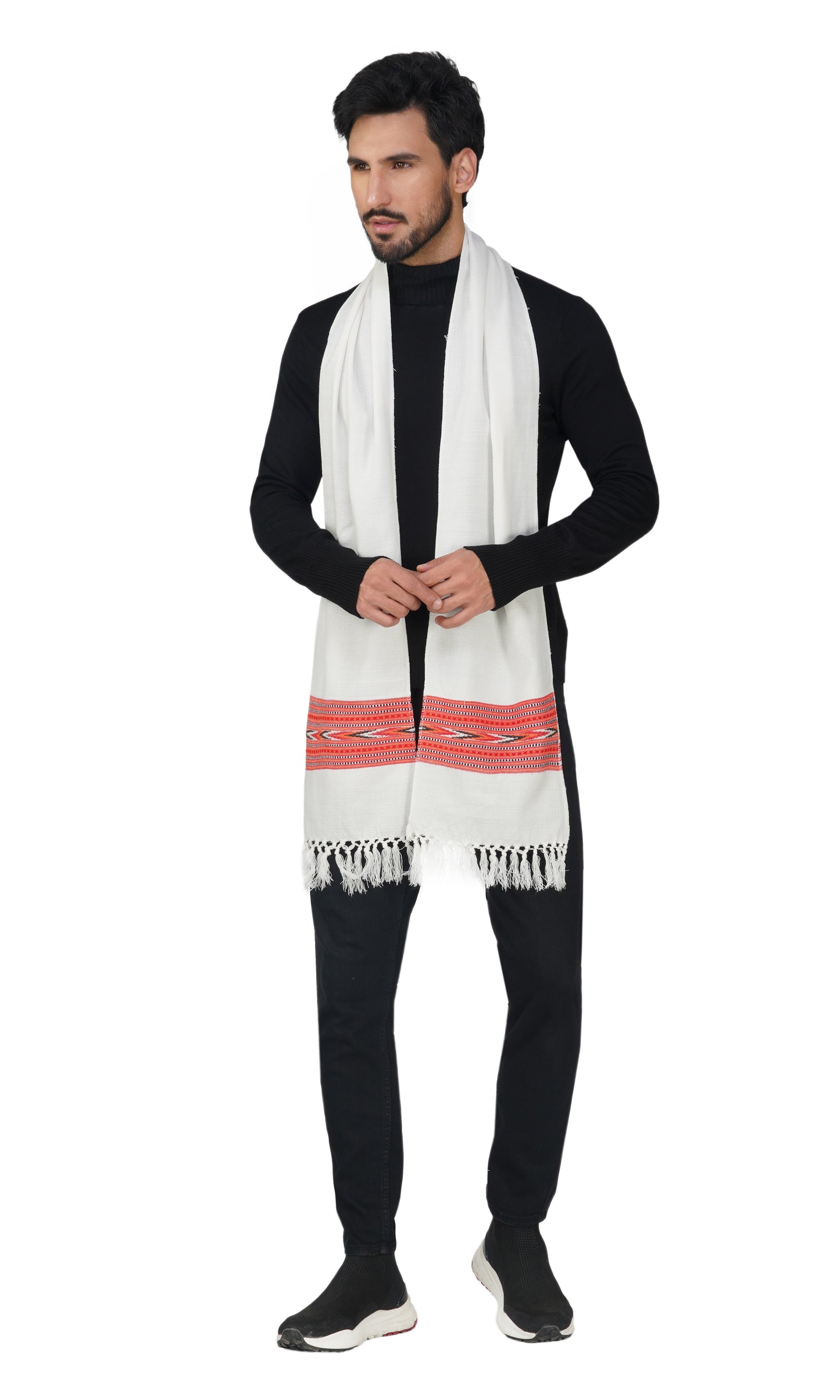 Vastraa Fusion Unisex Kullu Patti Ethnic Muffler