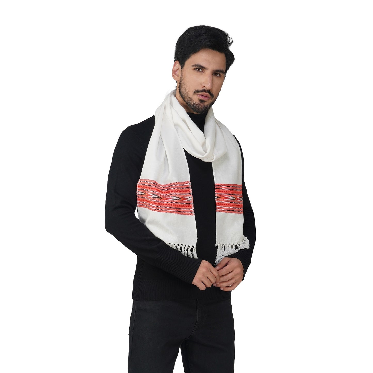 Vastraa Fusion Unisex Kullu Patti Ethnic Muffler