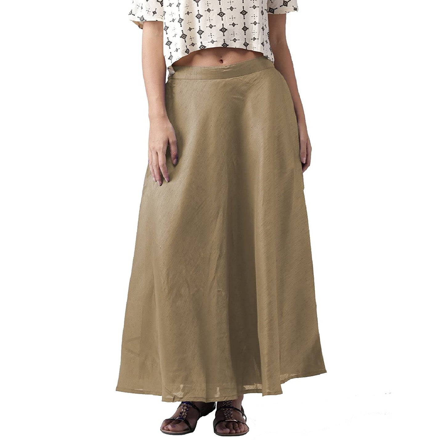 Vastraa Fusion Skirt Urban - Full Length - Chanderi sKIRT