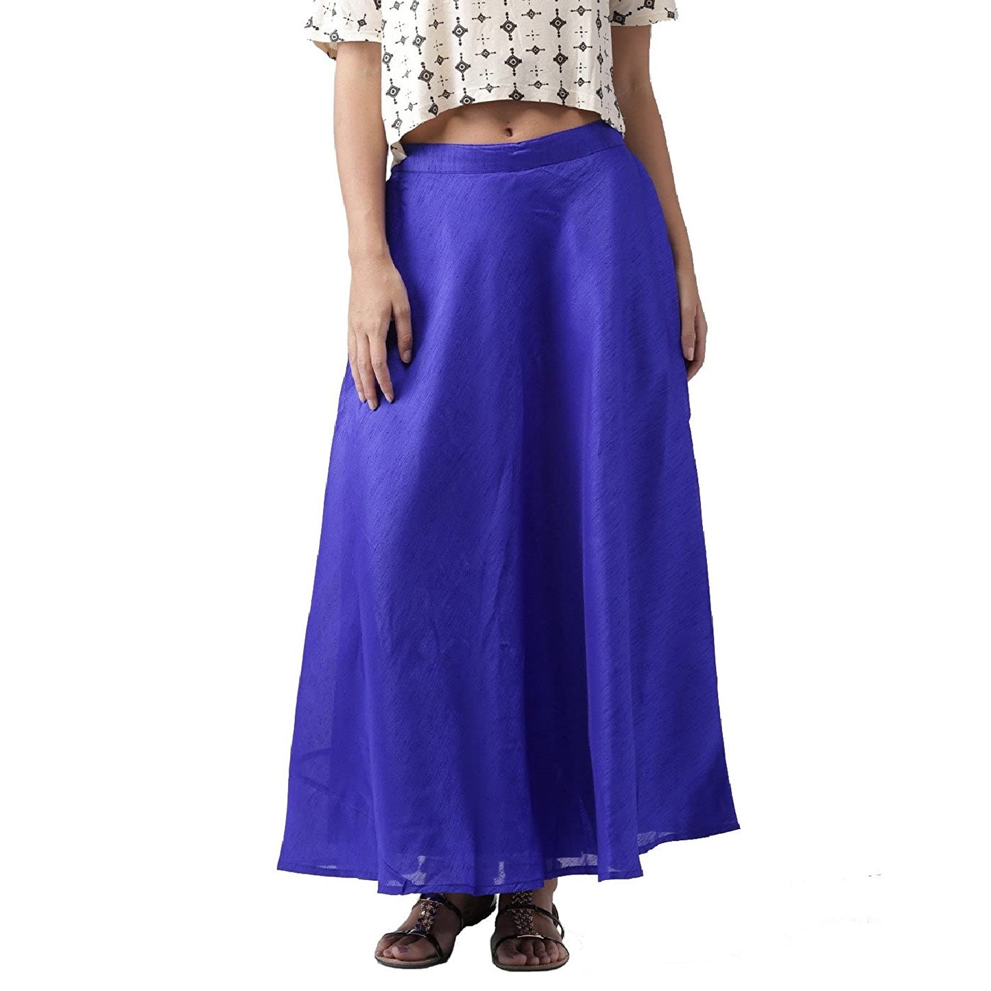 Vastraa Fusion Skirt Urban - Full Length - Chanderi sKIRT