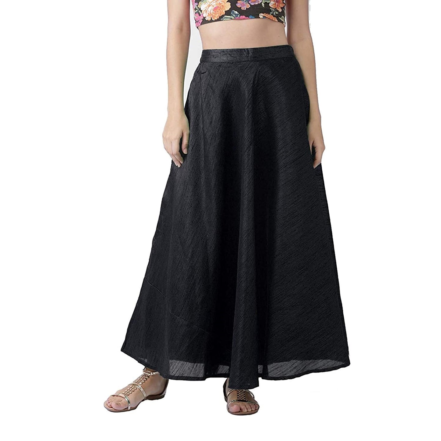 Vastraa Fusion Skirt Urban - Full Length - Chanderi sKIRT