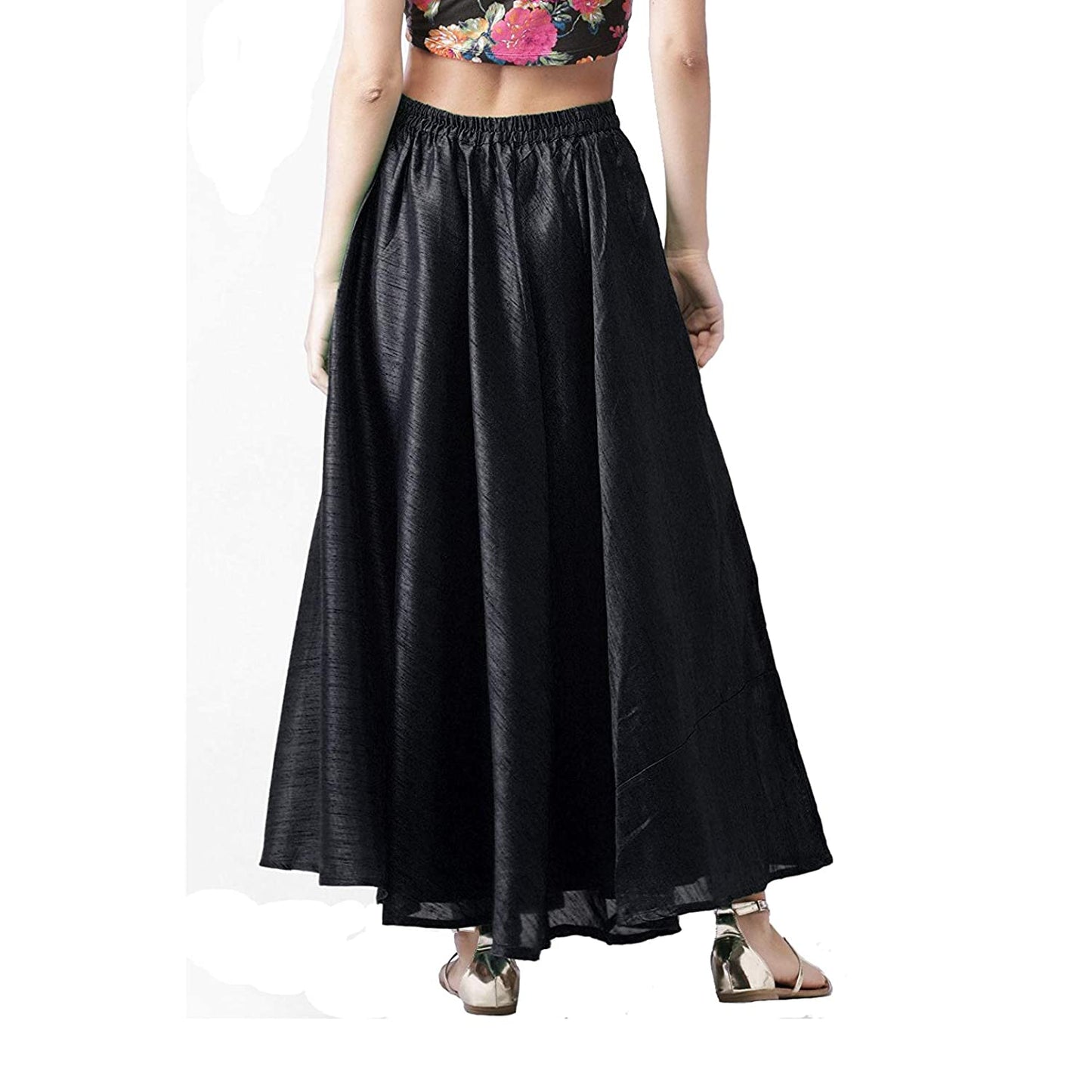 Vastraa Fusion Skirt Urban - Full Length - Chanderi Skirt
