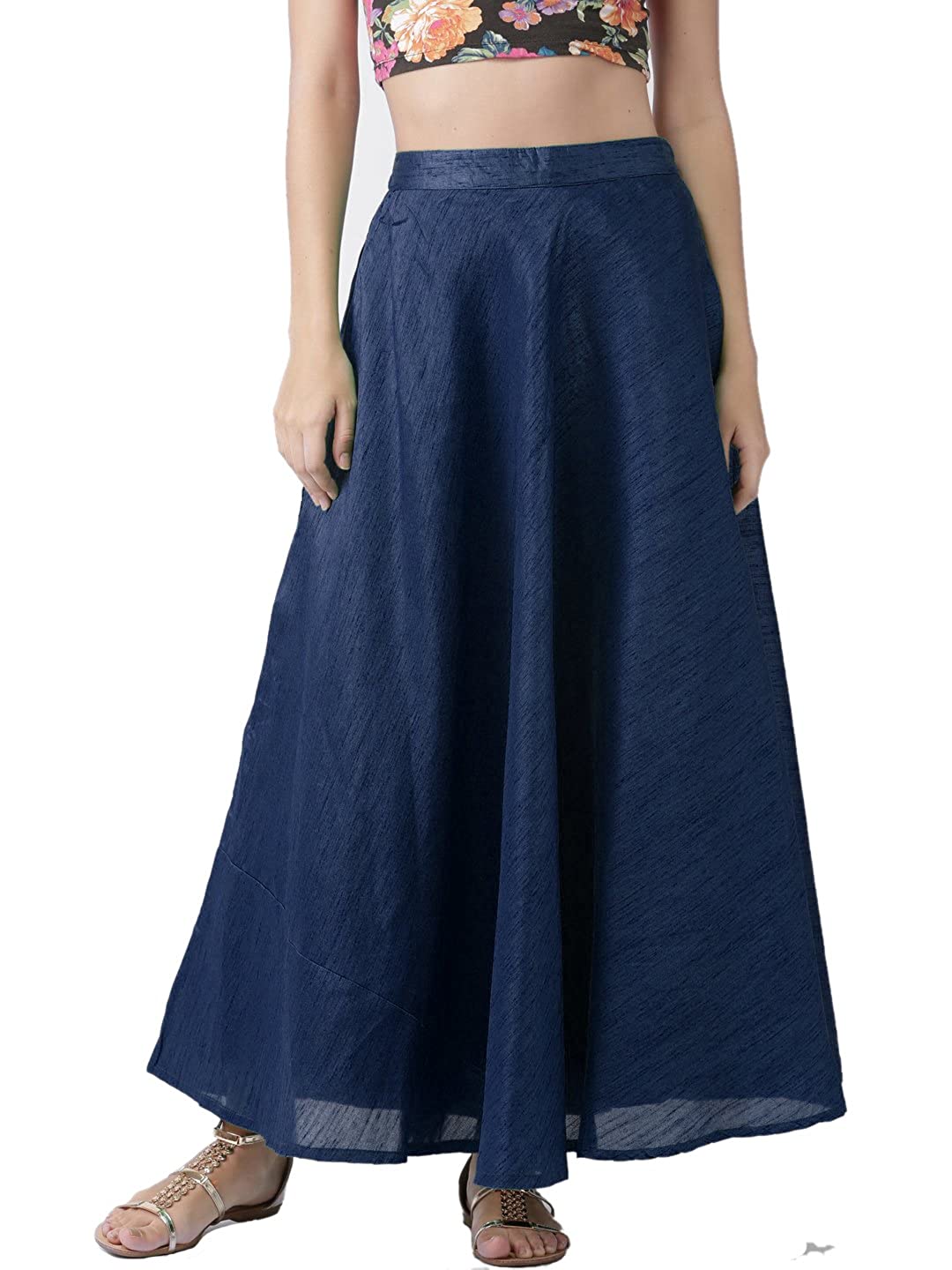 Vastraa Fusion Skirt Urban - Full Length - Chanderi sKIRT