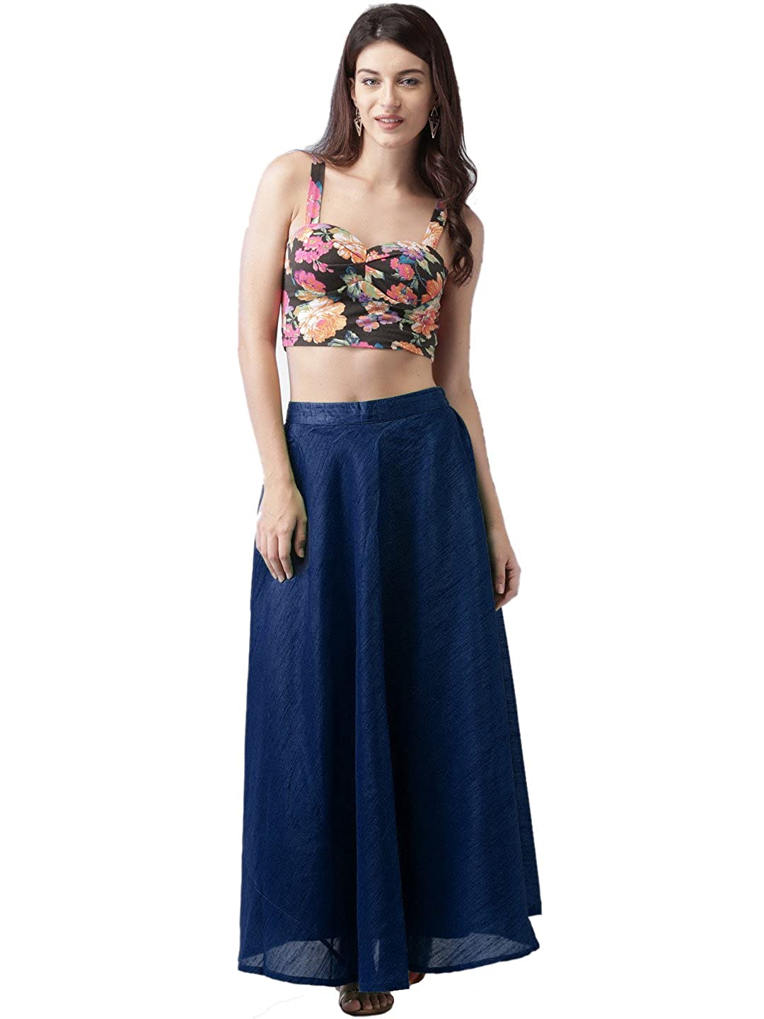 Vastraa Fusion Skirt Urban - Full Length - Chanderi sKIRT