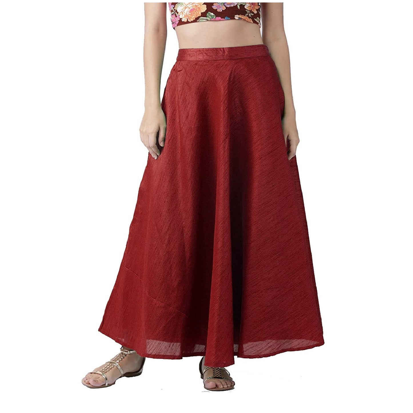 Vastraa Fusion Skirt Urban - Full Length - Chanderi sKIRT