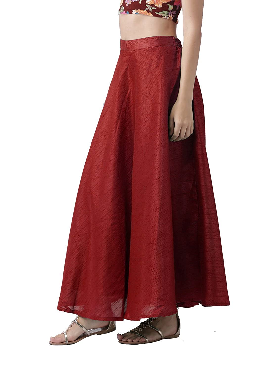 Vastraa Fusion Skirt Urban - Full Length - Chanderi sKIRT