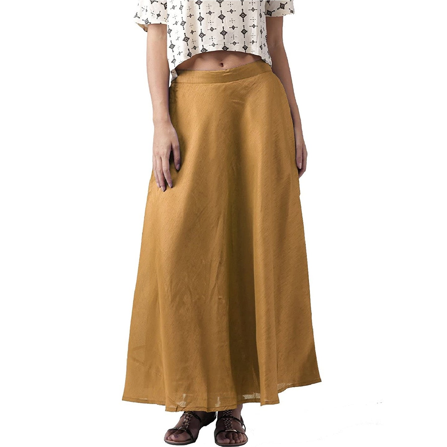 Vastraa Fusion Skirt Urban - Full Length - Chanderi sKIRT