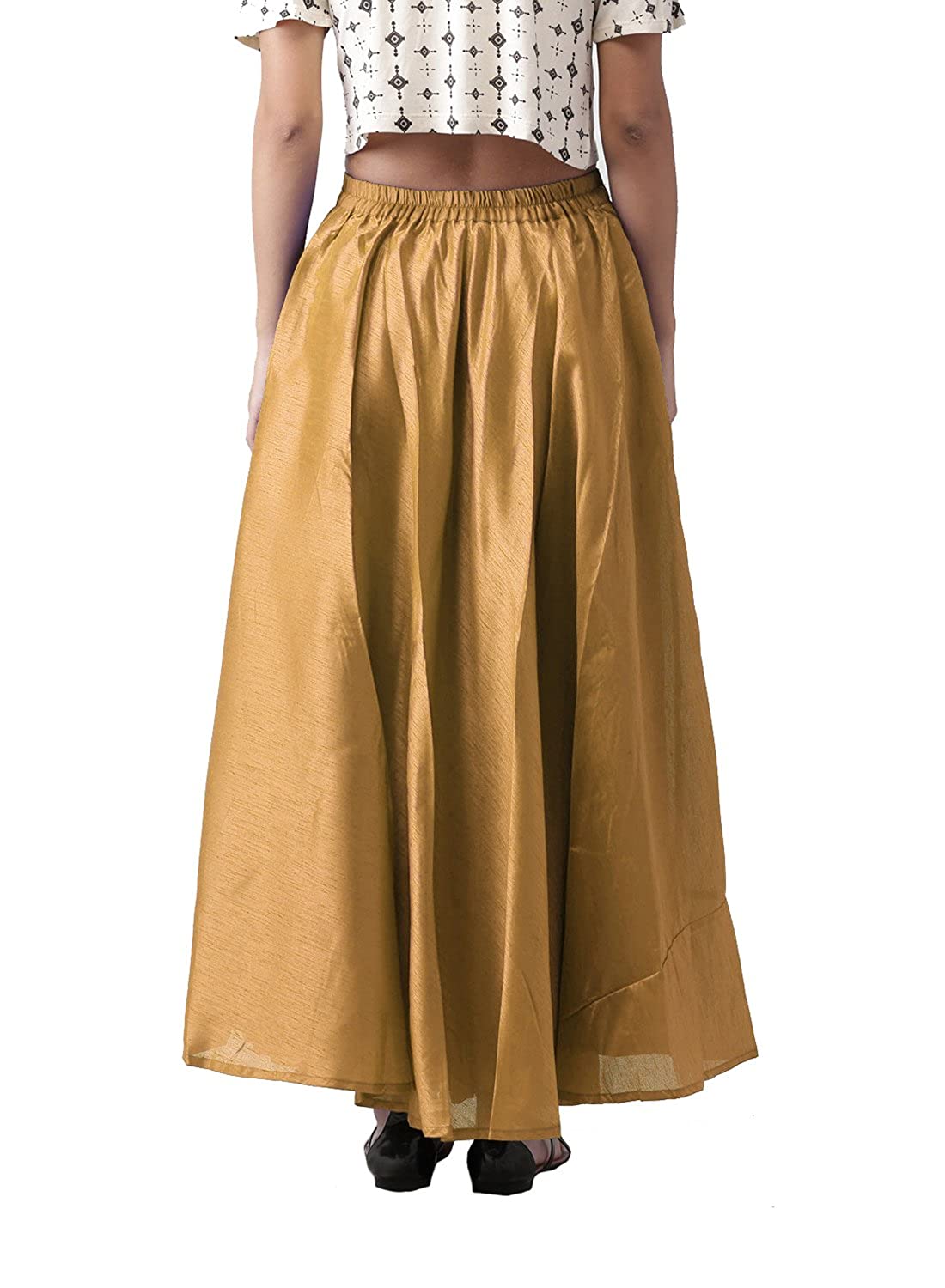 Vastraa Fusion Skirt Urban - Full Length - Chanderi sKIRT