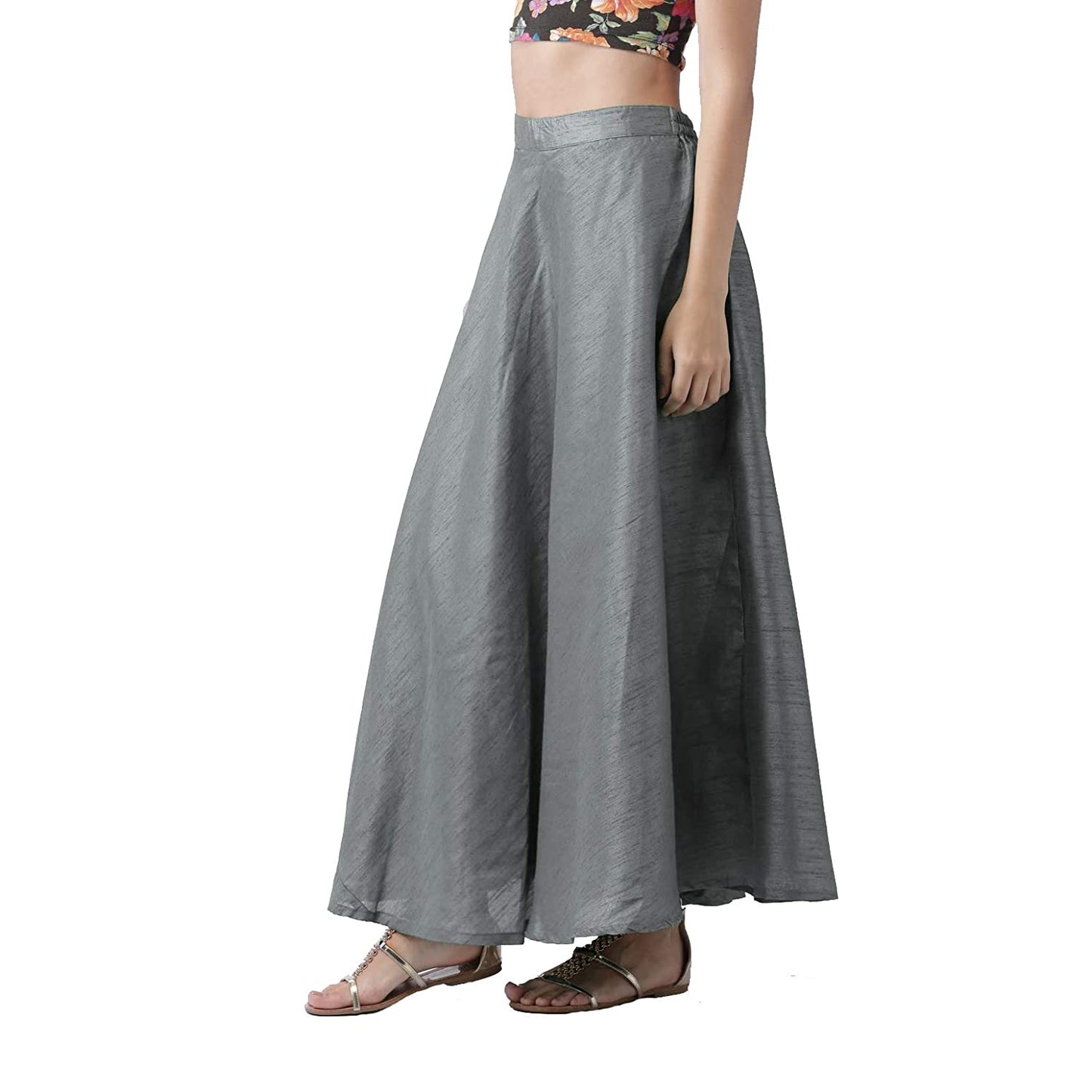 Vastraa Fusion Skirt Urban - Full Length - Chanderi sKIRT