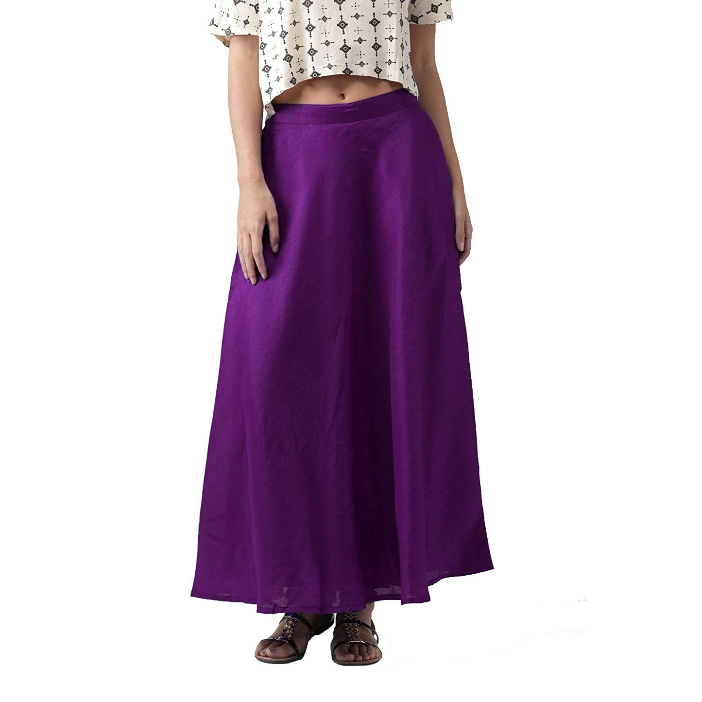 Vastraa Fusion Skirt Urban - Full Length - Chanderi sKIRT