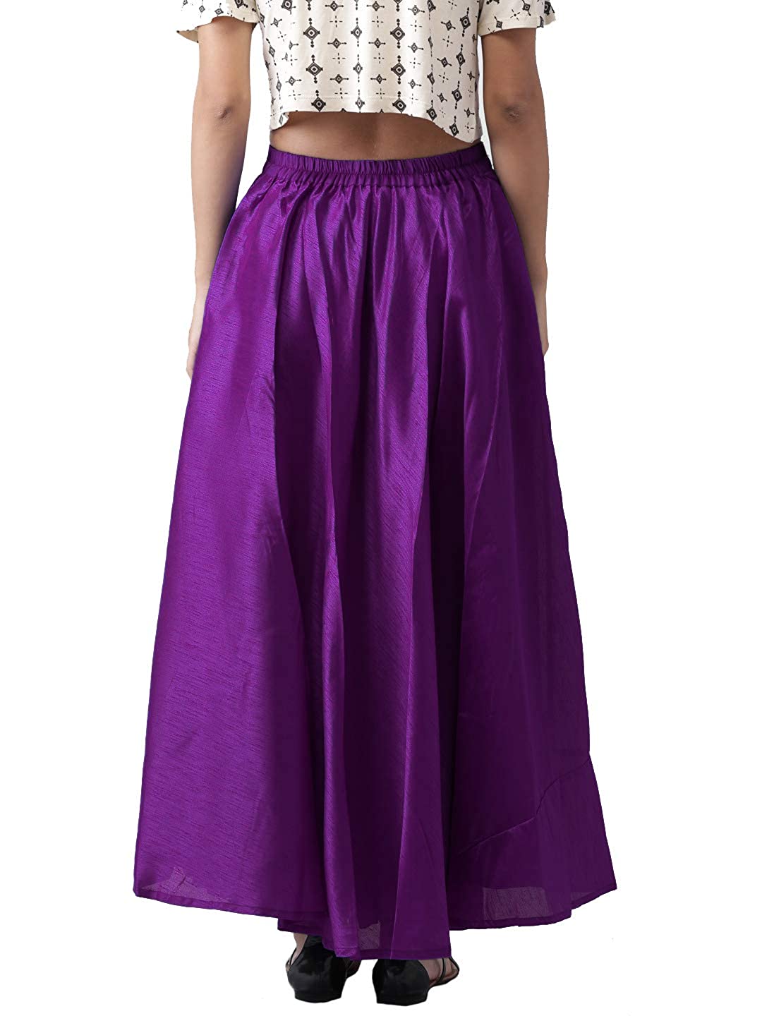 Vastraa Fusion Skirt Urban - Full Length - Chanderi sKIRT