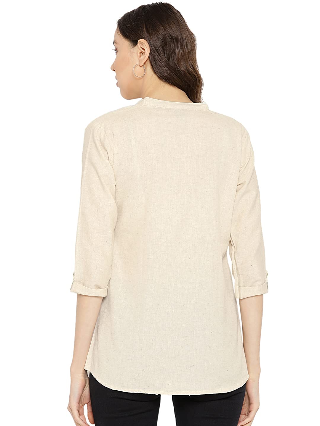 Vastraa Fusion" Cotton Flex Solid Top for Girls/Women
