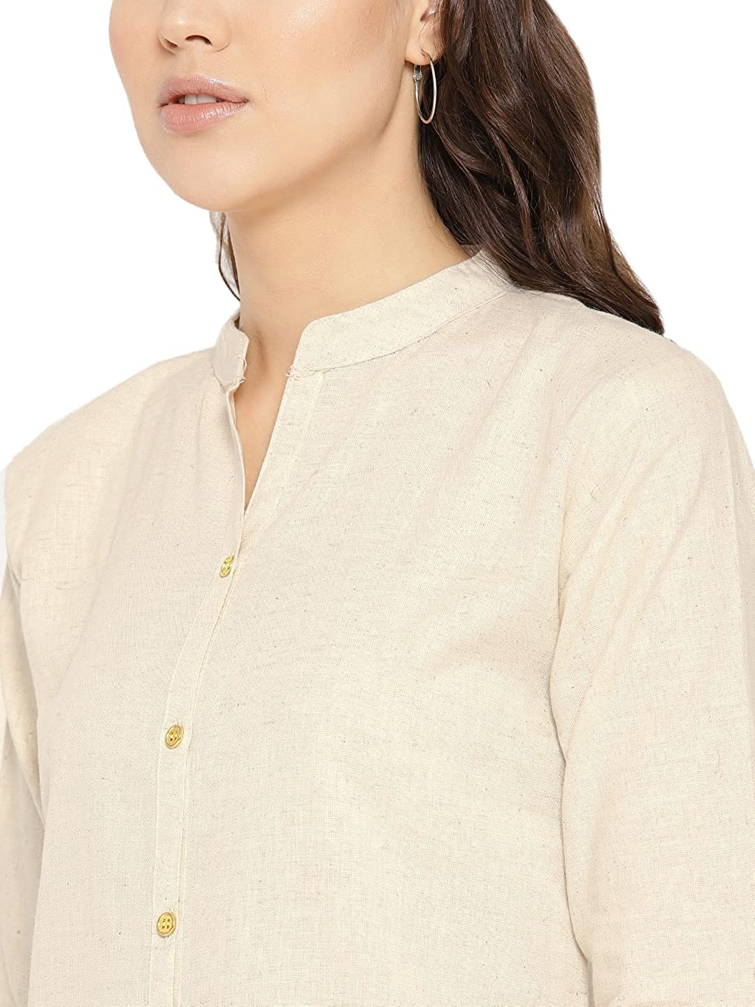 Vastraa Fusion" Cotton Flex Solid Top for Girls/Women