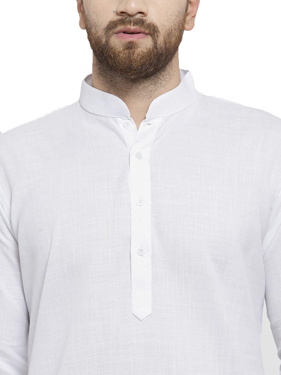 Vastraa Fusion Men's Solid Cotton Solid Kurt Pajama