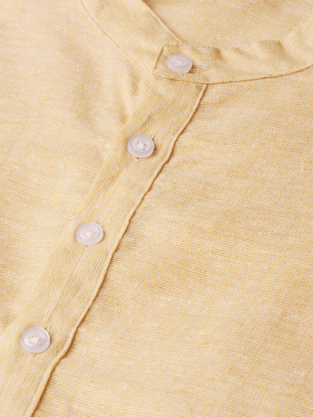 Vastraa Fusion Men's Solid Cotton Solid Kurta