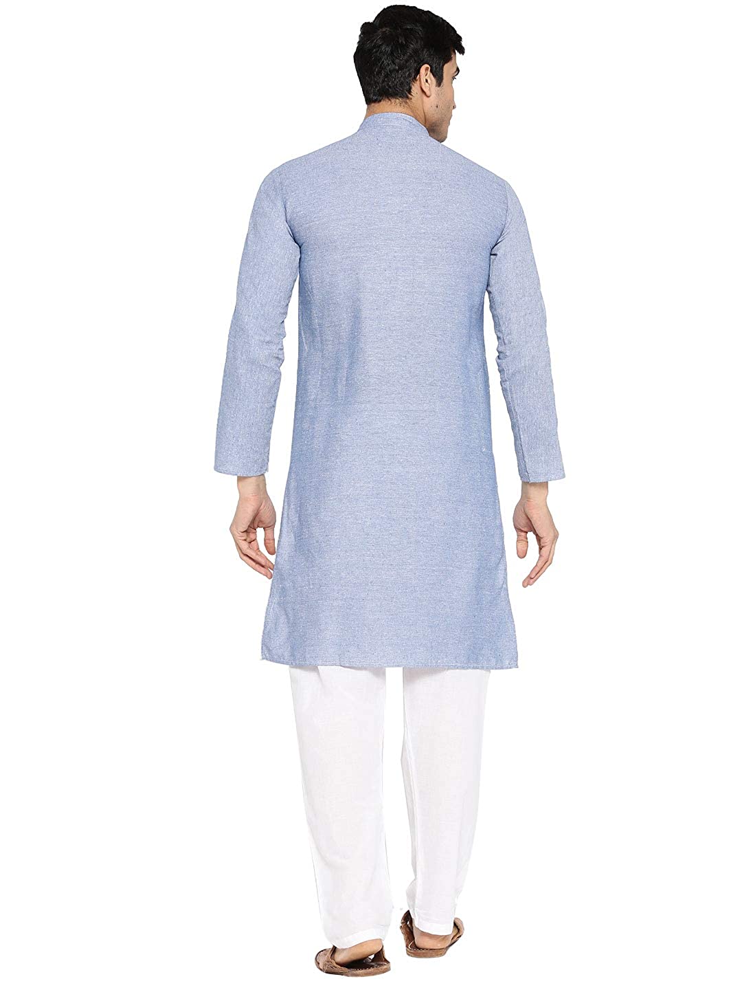 Vastraa Fusion Men's Solid Cotton Solid Kurt Pajama