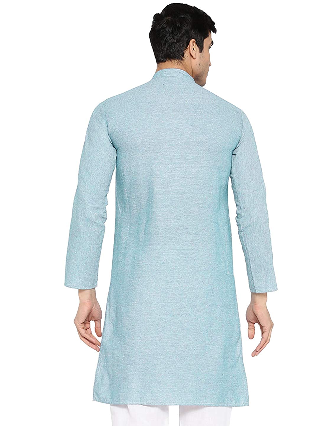 Vastraa Fusion Men's Solid Cotton Solid Kurt Pajama