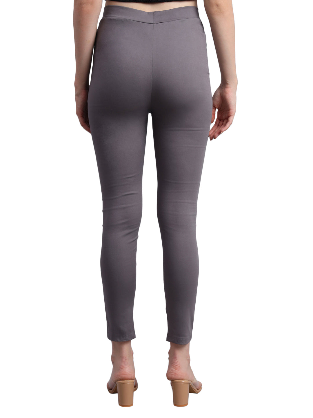 Vastraa Fusion Glamarours Cotton Stretchable Casual Cigarette Lycra Pants for Ladies/Women