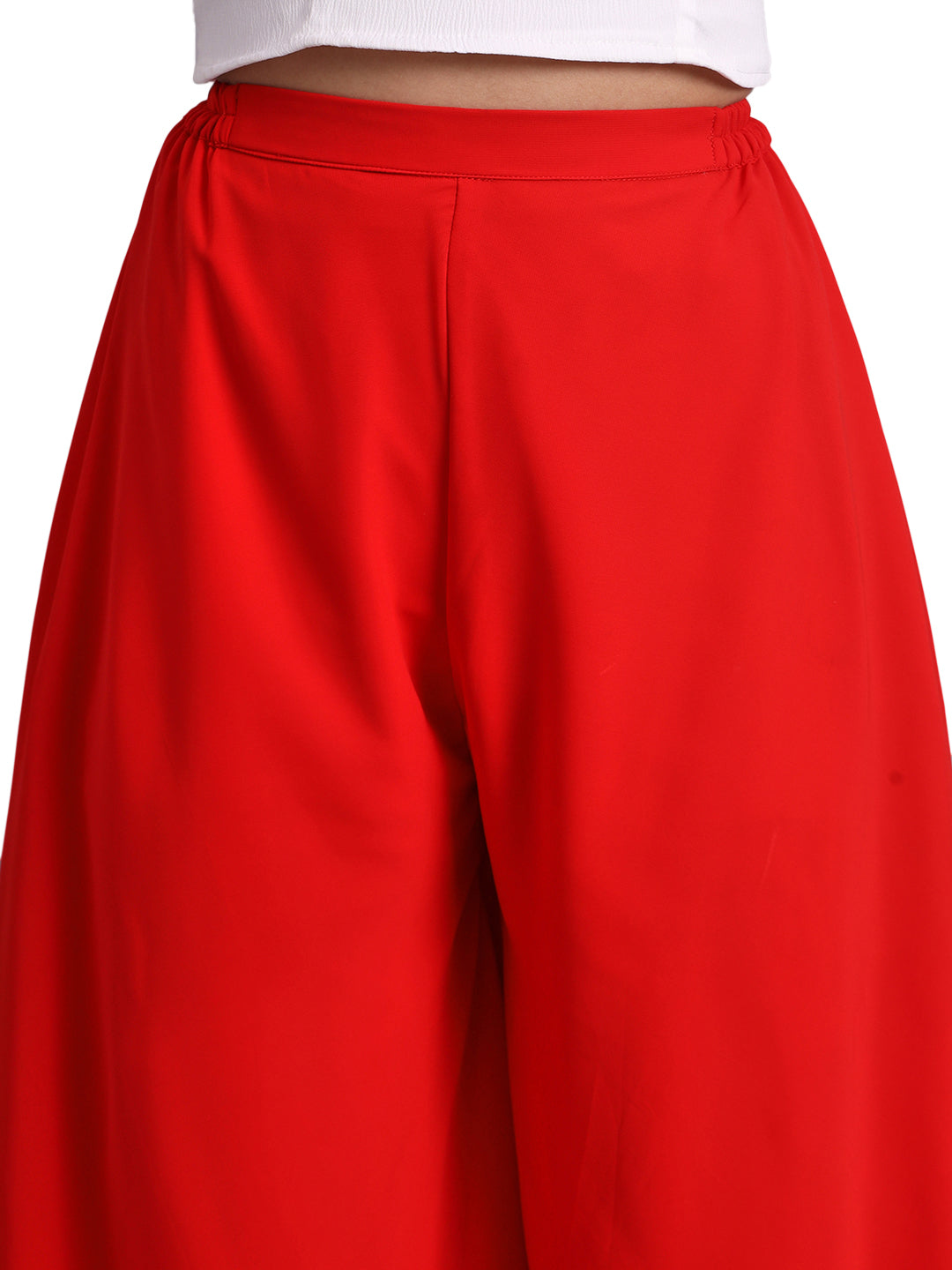Vastraa Fusion Wide Fit Stylish Georgette Fabric Sharara Bottoms for Women's