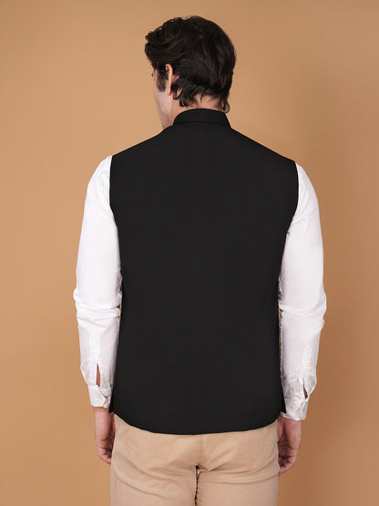 Vastraa Fusion Bandi Modi Koti, Nehru Jacket for Men, Cotton Waistcoat for All Occasion: Diwali, Wedding, Ethnic, Office Party, Formal & casual Look