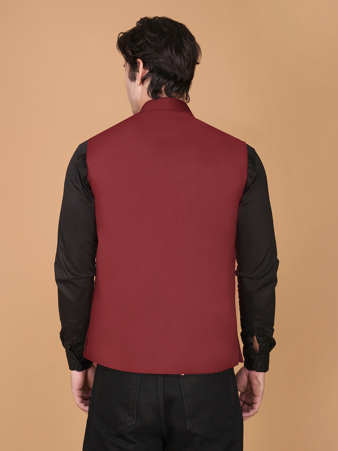 Vastraa Fusion Bandi Modi Koti, Nehru Jacket for Men, Cotton Waistcoat for All Occasion: Diwali, Wedding, Ethnic, Office Party, Formal & casual Look