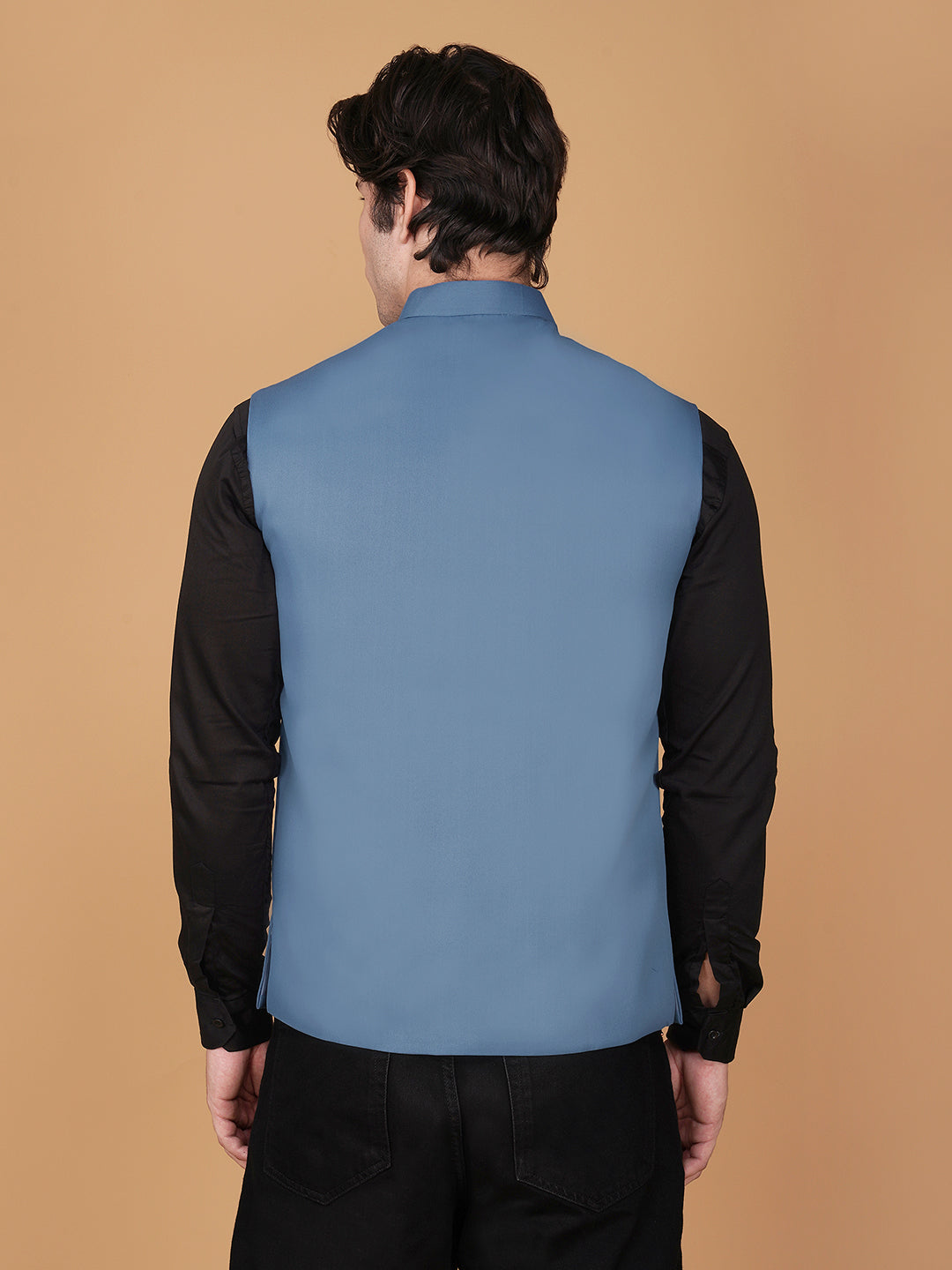 Vastraa Fusion Bandi Modi Koti, Nehru Jacket for Men, Cotton Waistcoat for All Occasion: Diwali, Wedding, Ethnic, Office Party, Formal & casual Look