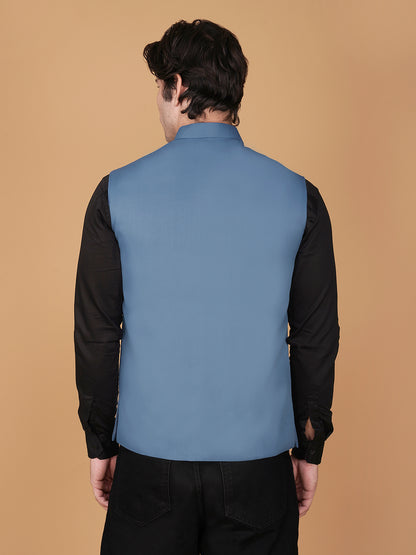 Vastraa Fusion Bandi Modi Koti, Nehru Jacket for Men, Cotton Waistcoat for All Occasion: Diwali, Wedding, Ethnic, Office Party, Formal & casual Look