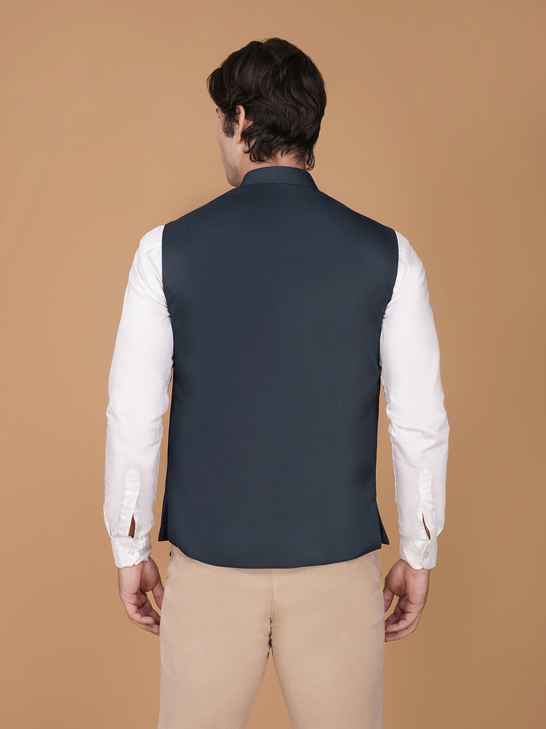 Vastraa Fusion Bandi Modi Koti, Nehru Jacket for Men, Cotton Waistcoat for All Occasion: Diwali, Wedding, Ethnic, Office Party, Formal & casual Look