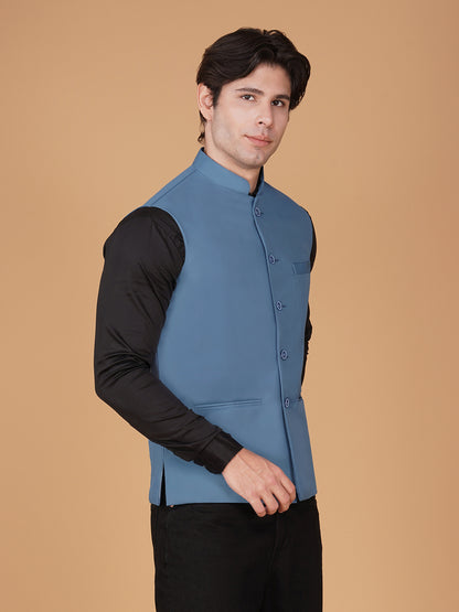Vastraa Fusion Bandi Modi Koti, Nehru Jacket for Men, Cotton Waistcoat for All Occasion: Diwali, Wedding, Ethnic, Office Party, Formal & casual Look