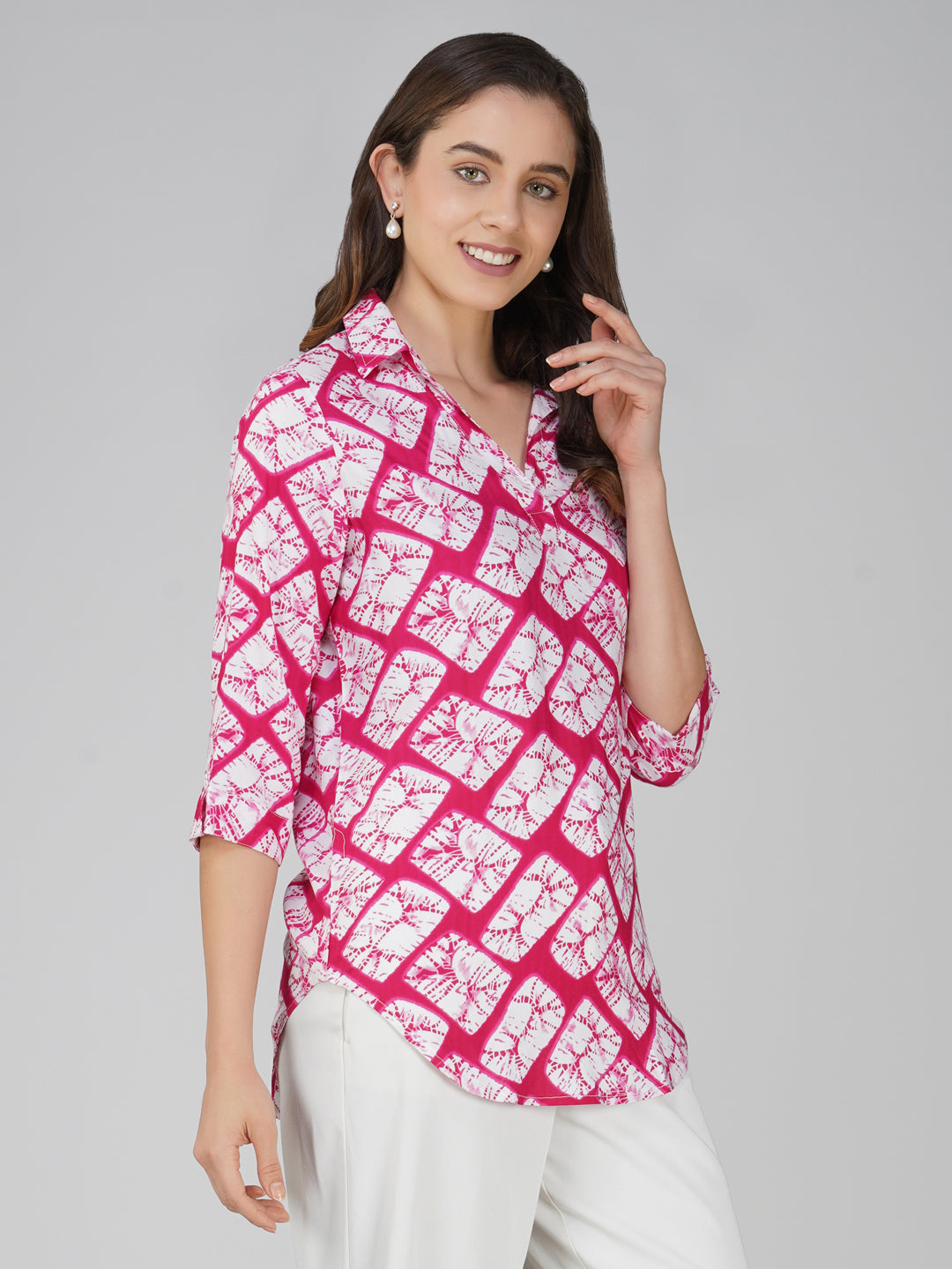 Vastraa Fusion Women's Rayon Festival and Regular Wear Printed Tops