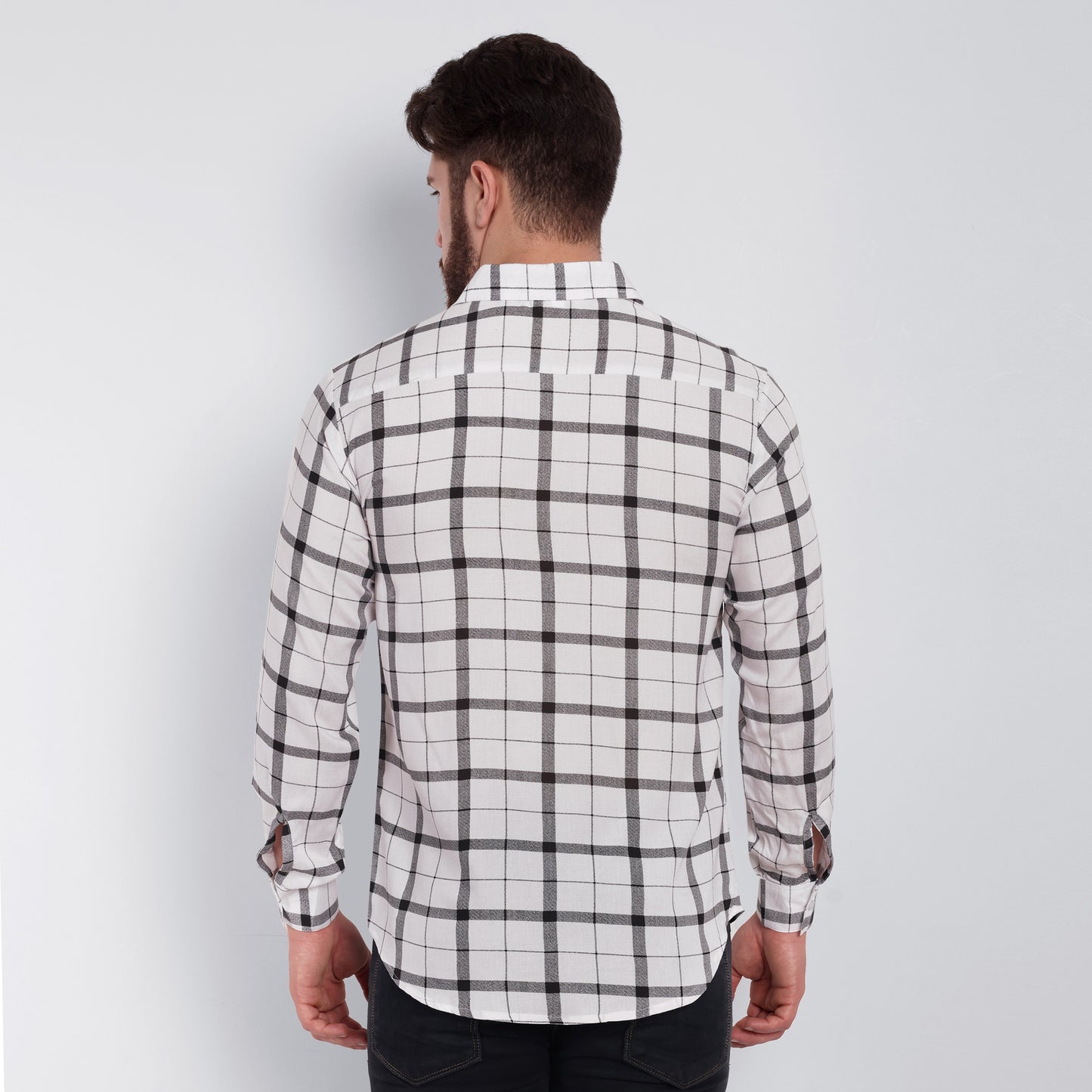 Vastraa Fusion Men's Rayon Checkered Shirt