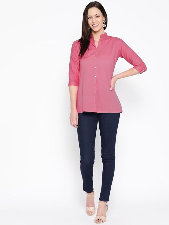 Vastraa Fusion" Cotton Flex Solid Top for Girls/Women