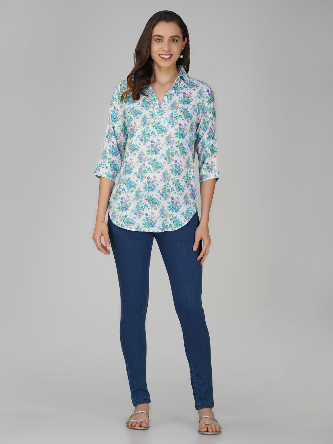 Vastraa Fusion Women's Rayon Festival and Regular Wear Printed Tops