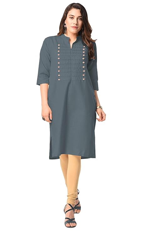 Vastraa Fusion Women's Cotton Regular KurtI