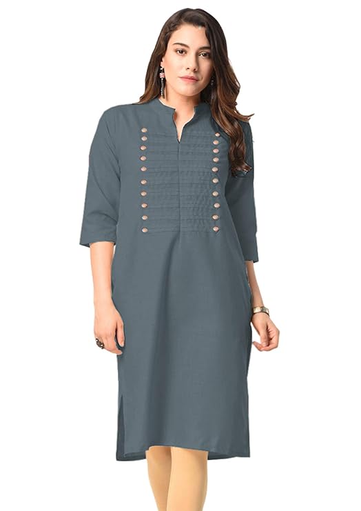 Vastraa Fusion Women's Cotton Regular KurtI