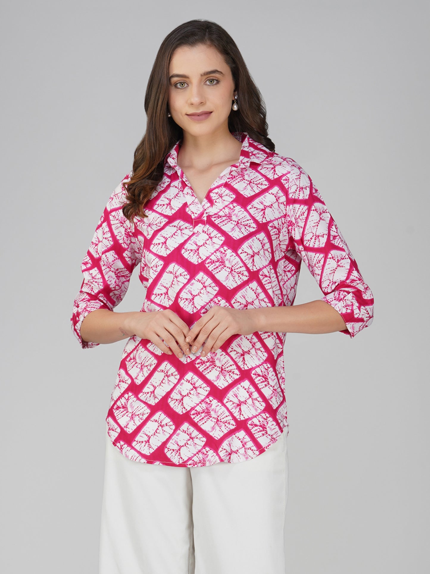 Vastraa Fusion Women's Rayon Festival and Regular Wear Printed Tops